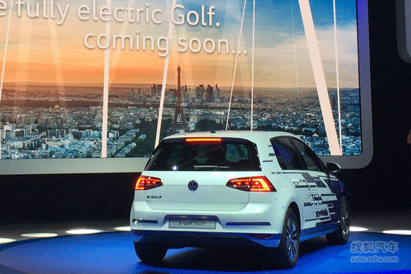 2016巴黎车展：大众全新e-Golf Touch概念车