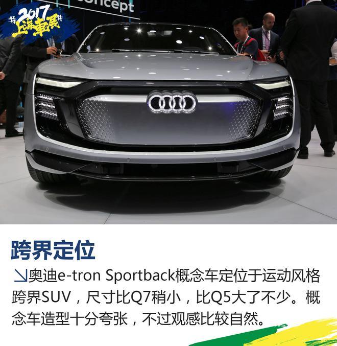 2017上海车展：奥迪e-tron Sportback实拍