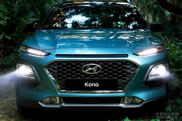 现代Kona官图正式发布 小型SUV颜值当道