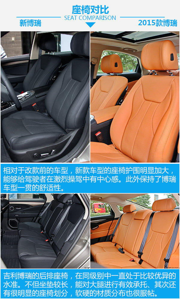 中国品牌的领导者 吉利博瑞新老车型对比-图1