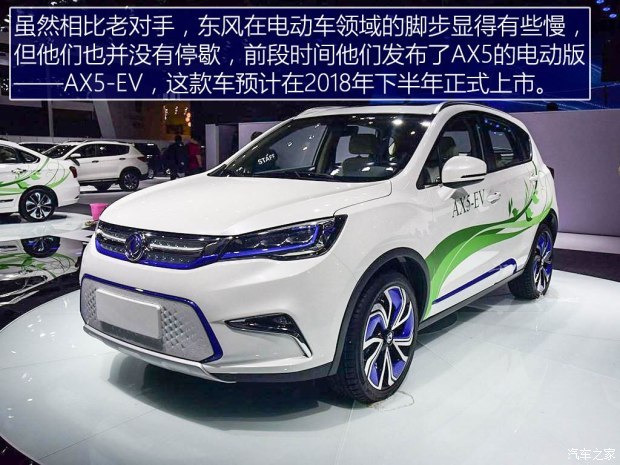 东风乘用车 东风风神AX5新能源 2017款 EV 东风乘用车 东风风神AX5新能源 2017款 EV