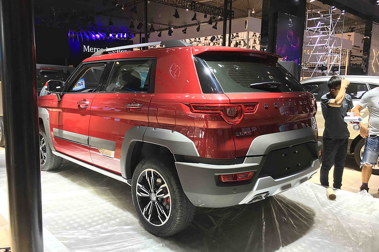 北京汽车bj20实车2016成都车展探馆